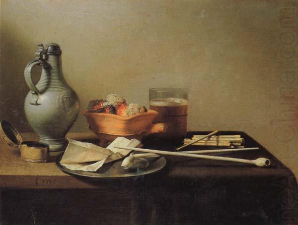 Pipes and Brazier, Pieter Claesz